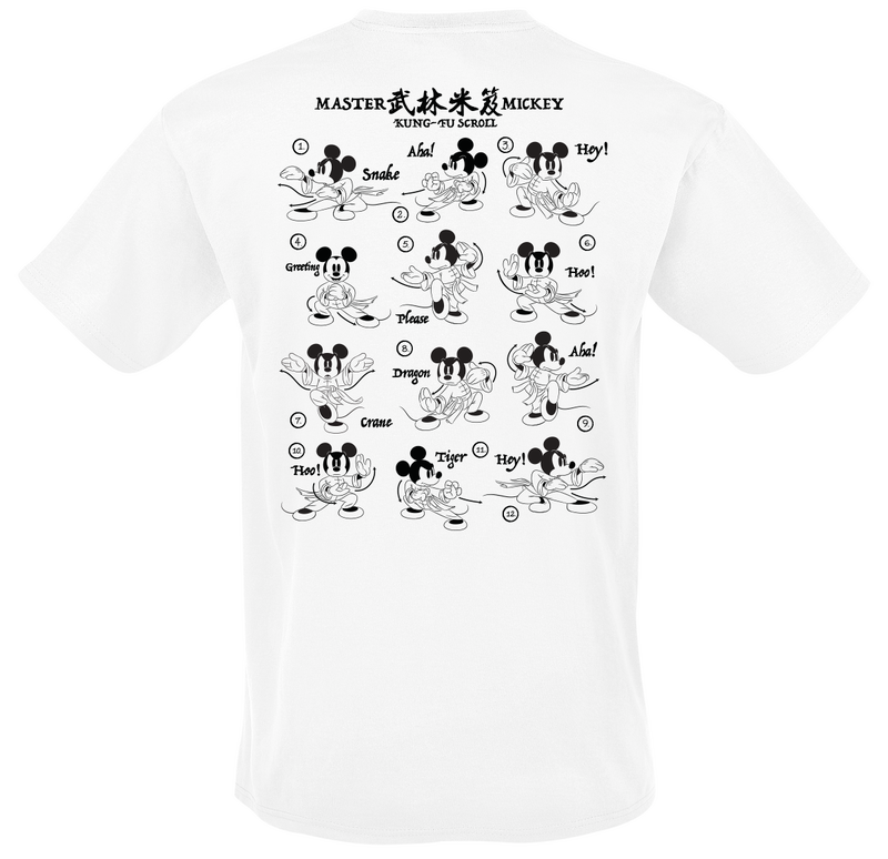 5063609727018 - Master Kung Fu Scroll T-Shirt weiß in XXL