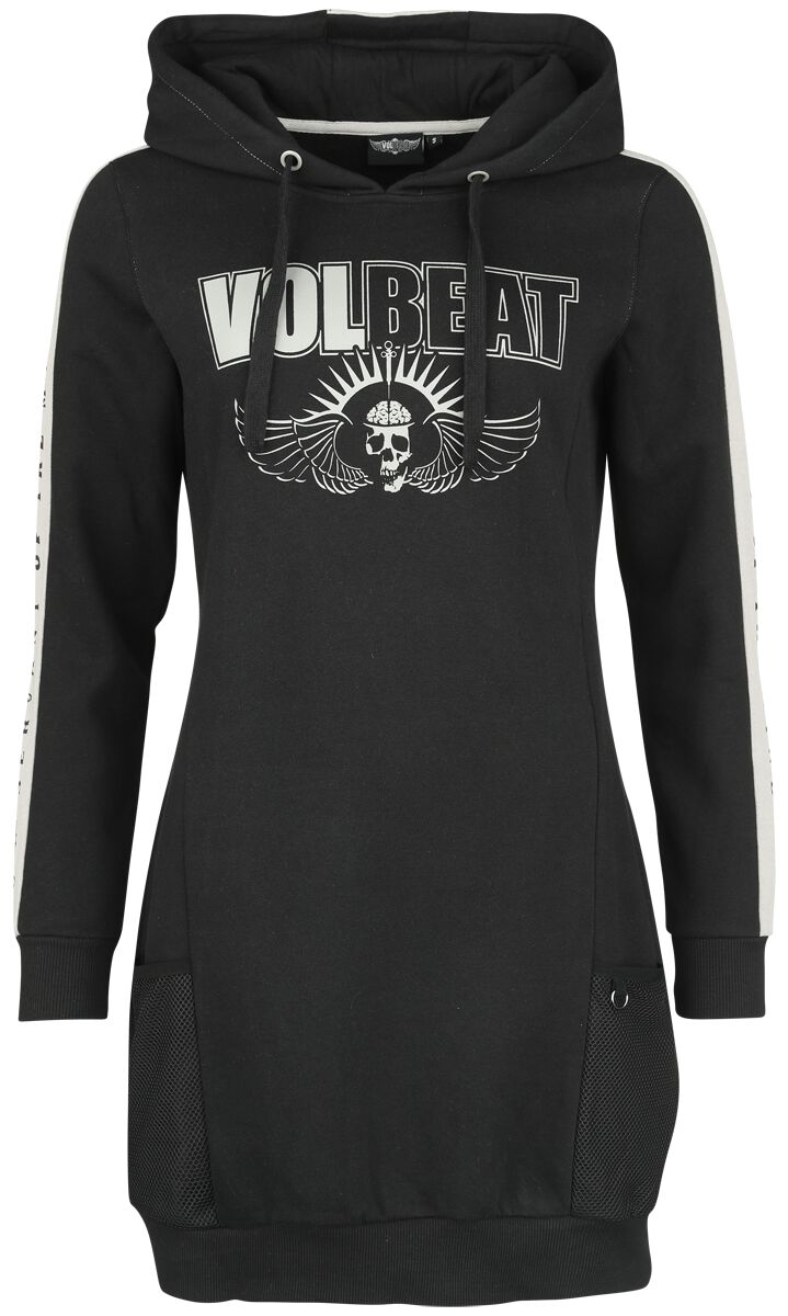 Volbeat EMP Signature Collection Kurzes Kleid schwarz grau in L