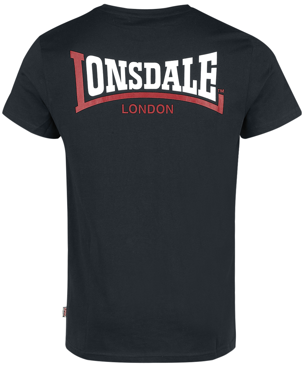 Lonsdale London T-Shirt - DALE - M bis XL - für Männer - Größe XL - schwarz