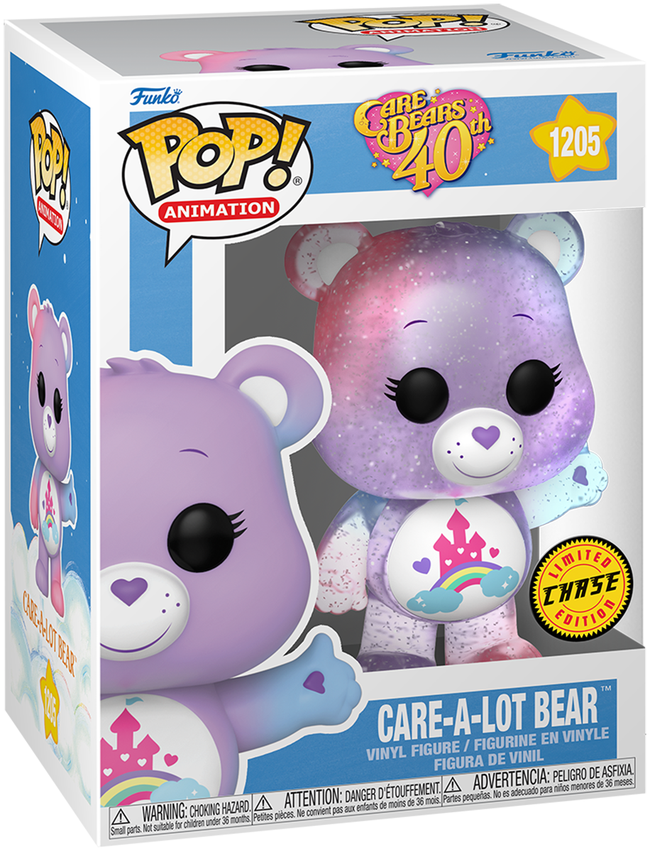 Die Glücksbärchis Glücksbärchis 40 Jahre Jubiläum - Care-a-lot Bear Pop! Animation (Chase Edition möglich) Vinyl Figur 1205 Funko Pop! multicolor