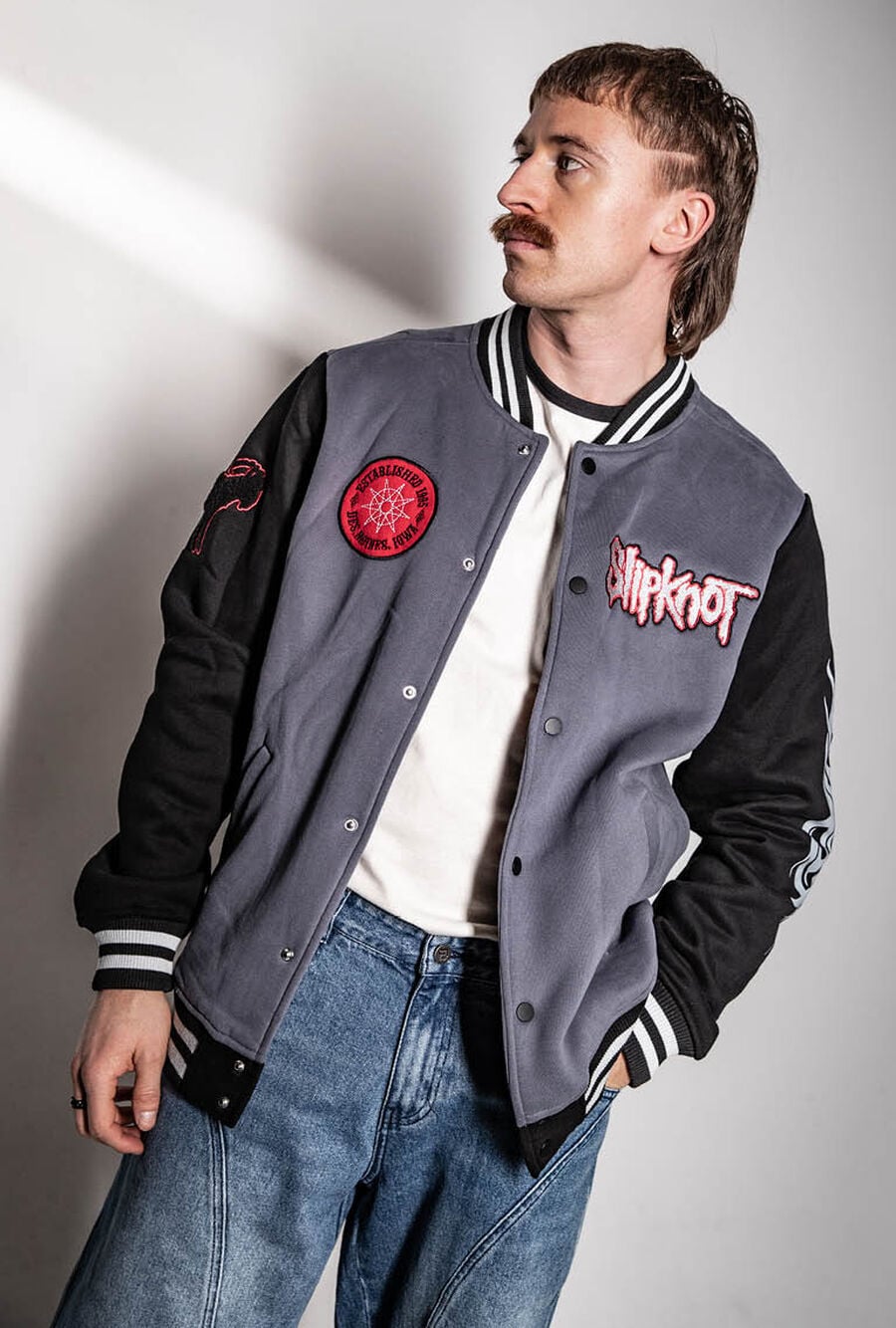 Outfit Collegejacke Slipknot