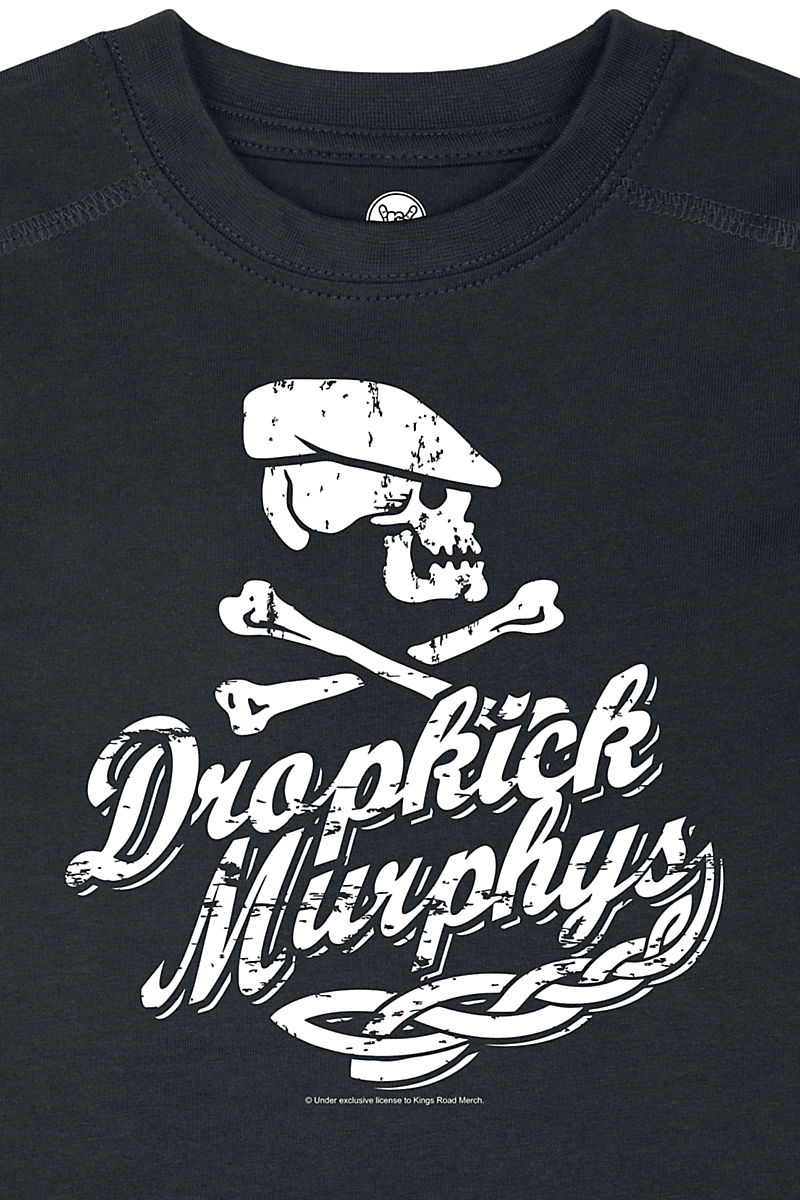 Dropkick Murphys Metal-Kids - Scally Skull Ship T-Shirt schwarz