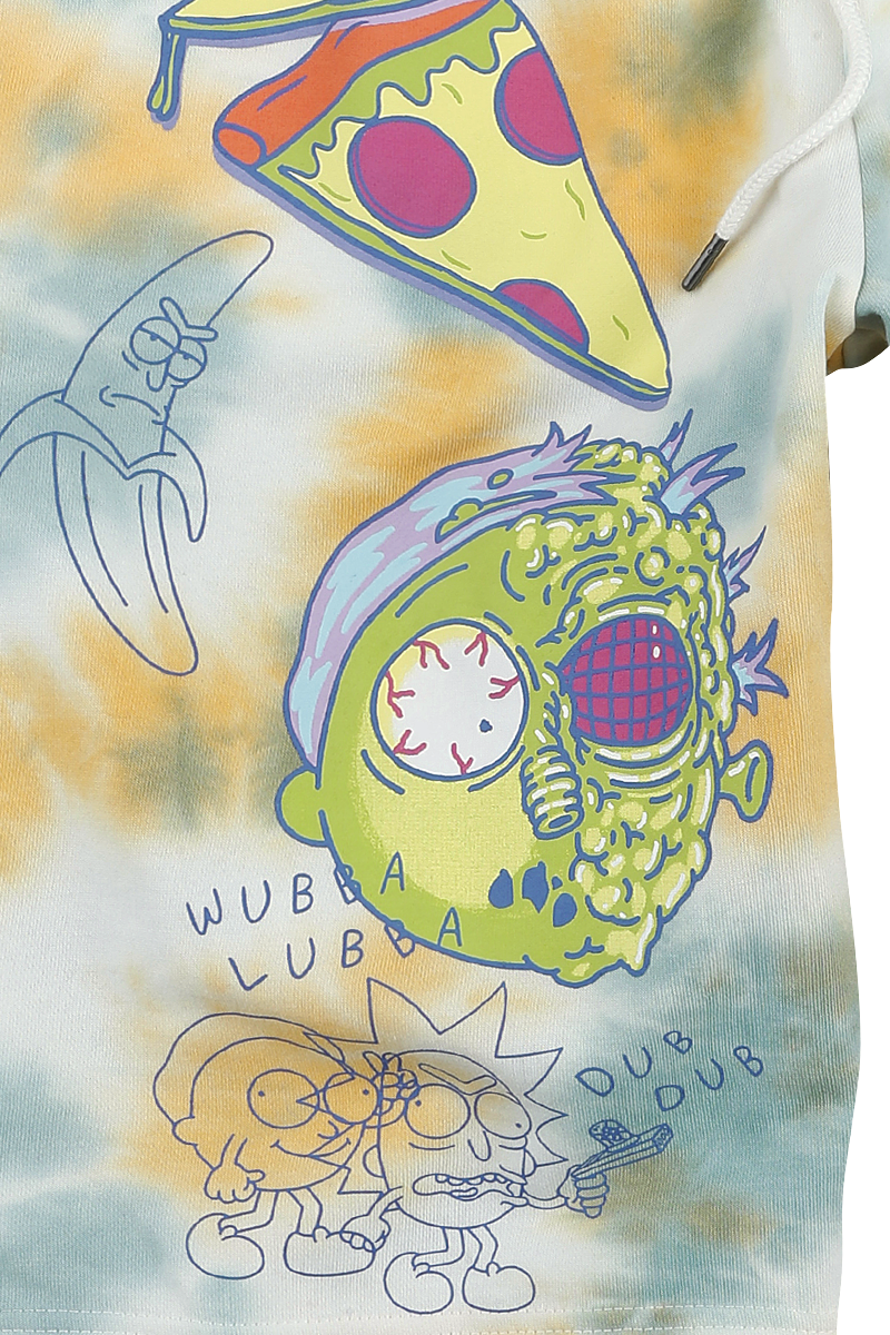 Rick And Morty Pizza Short multicolor