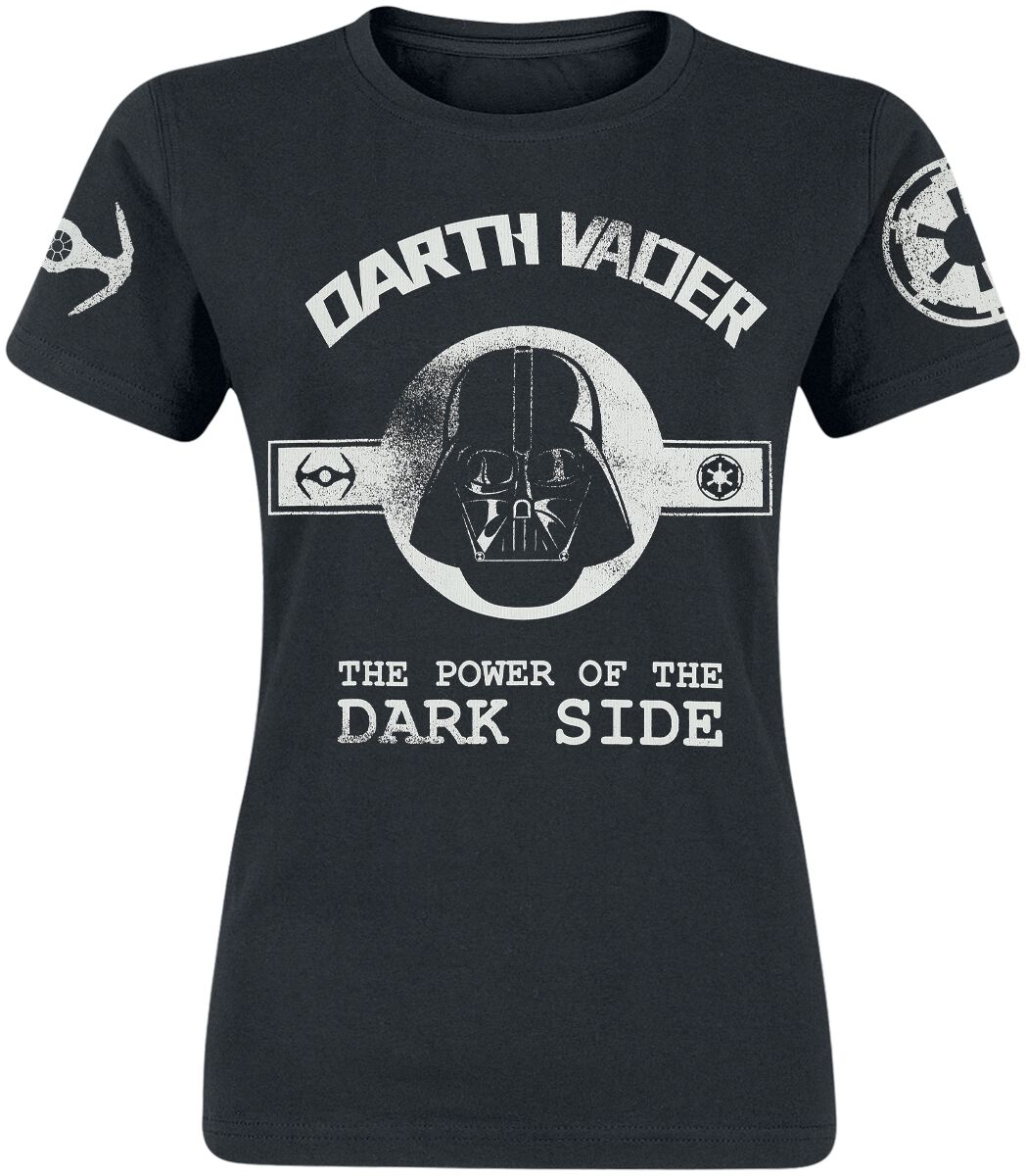 T-Shirt Manches courtes de Star Wars - Dark Vador - XL à XXL - pour Femme - noir