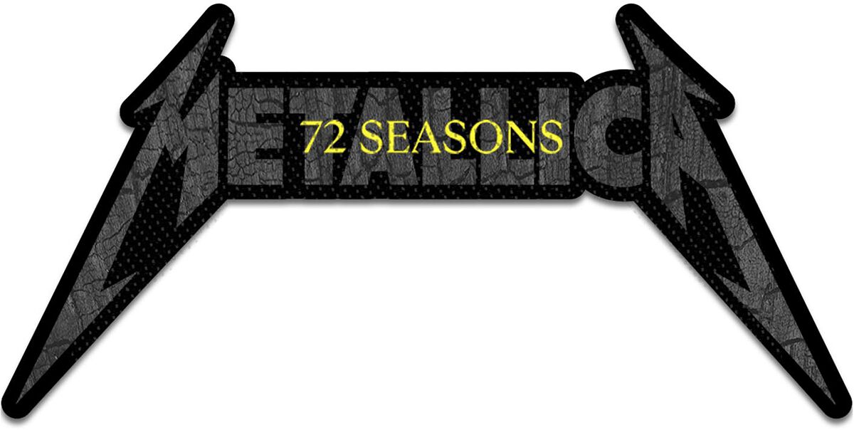 Levně Metallica 72 Seasons Charred Logo Cut Out nášivka vícebarevný