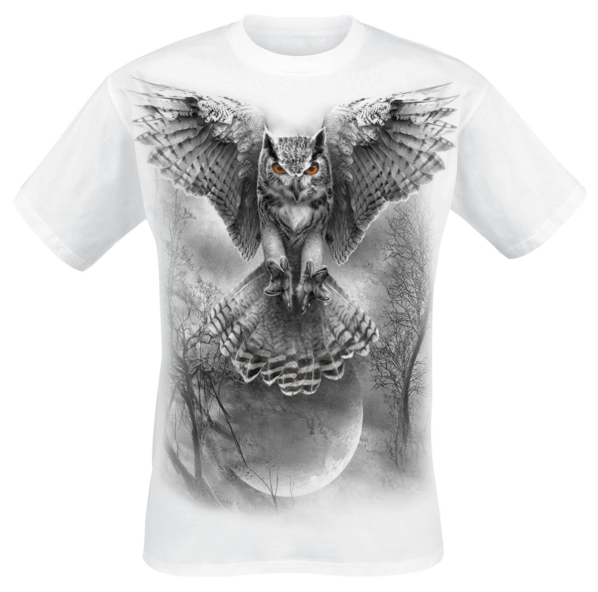 Spiral Wings Of Wisdom T-Shirt white