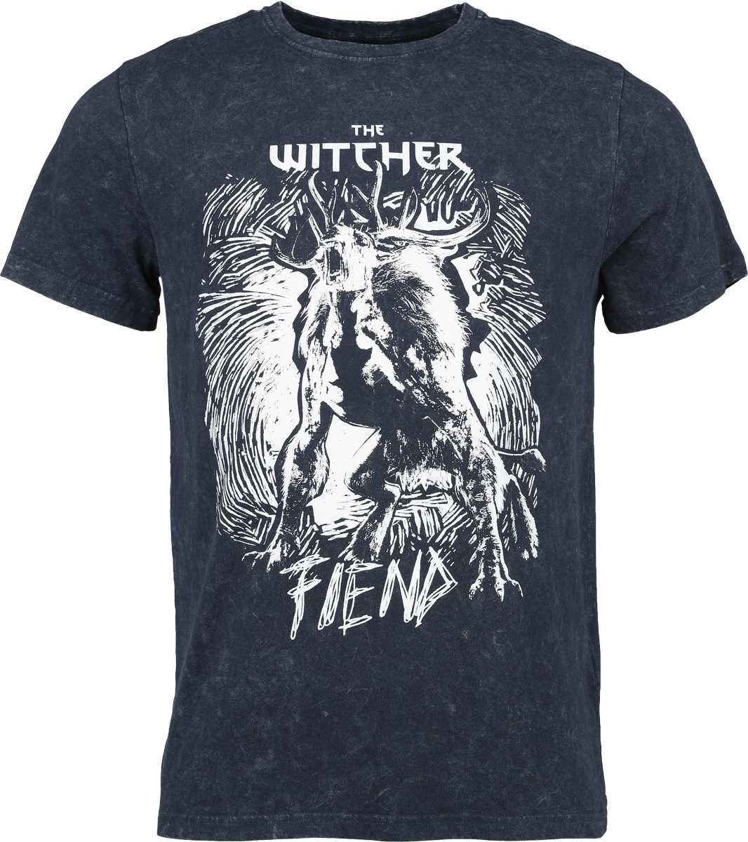 The Witcher - Fiend - T-Shirt - blau
