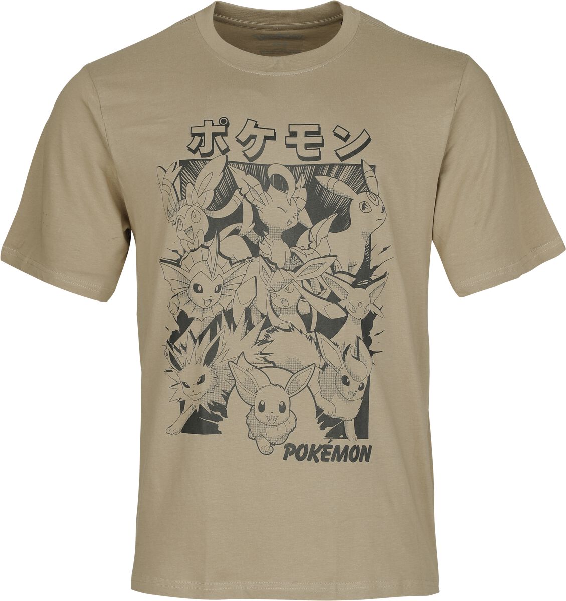 Pokémon Eevee Evolutions T-Shirt sand