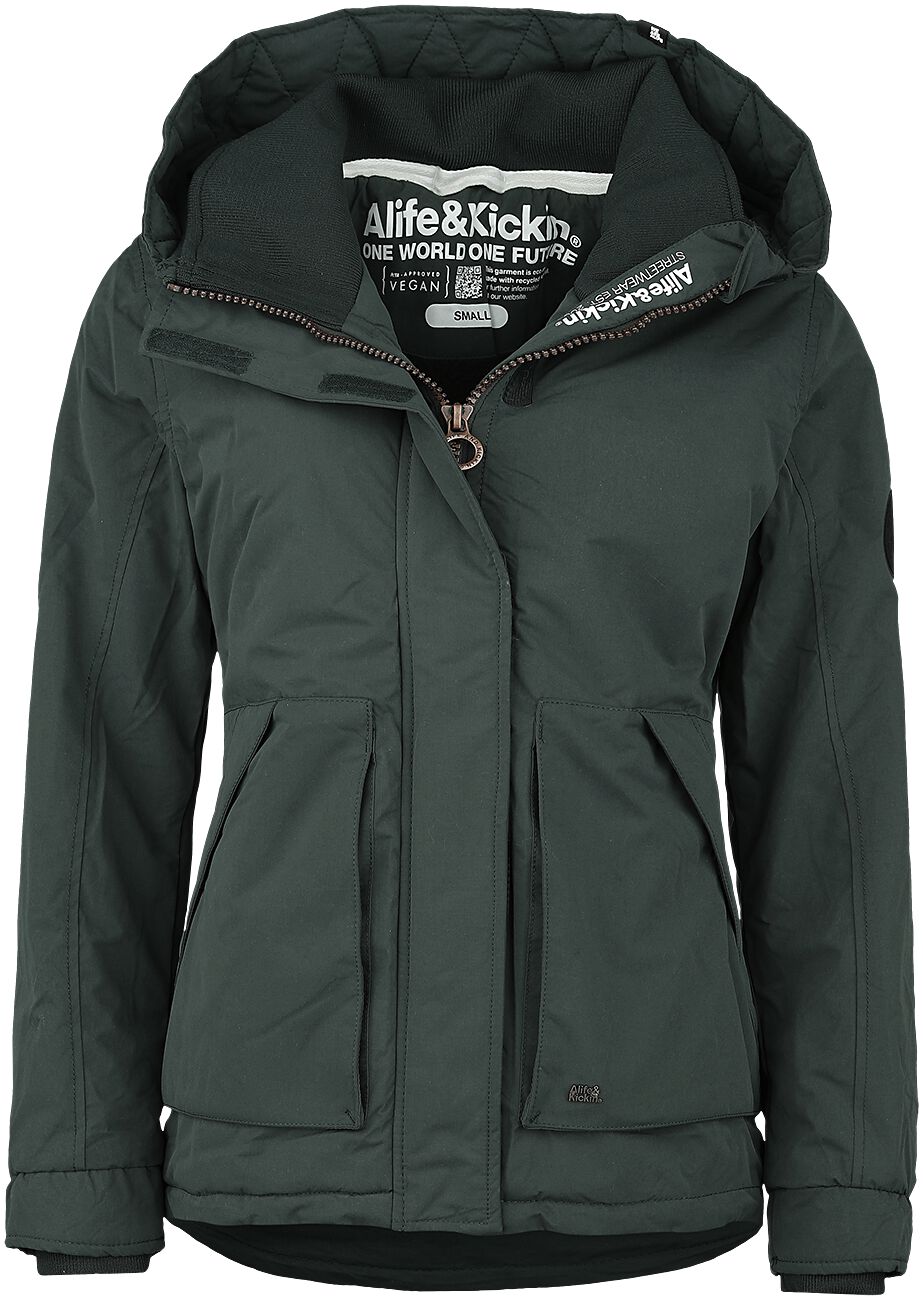 🏷️ Sweat À Capuche Zippé Femme  de Alife and Kickin - NaomiAK A - Veste - pour Femme