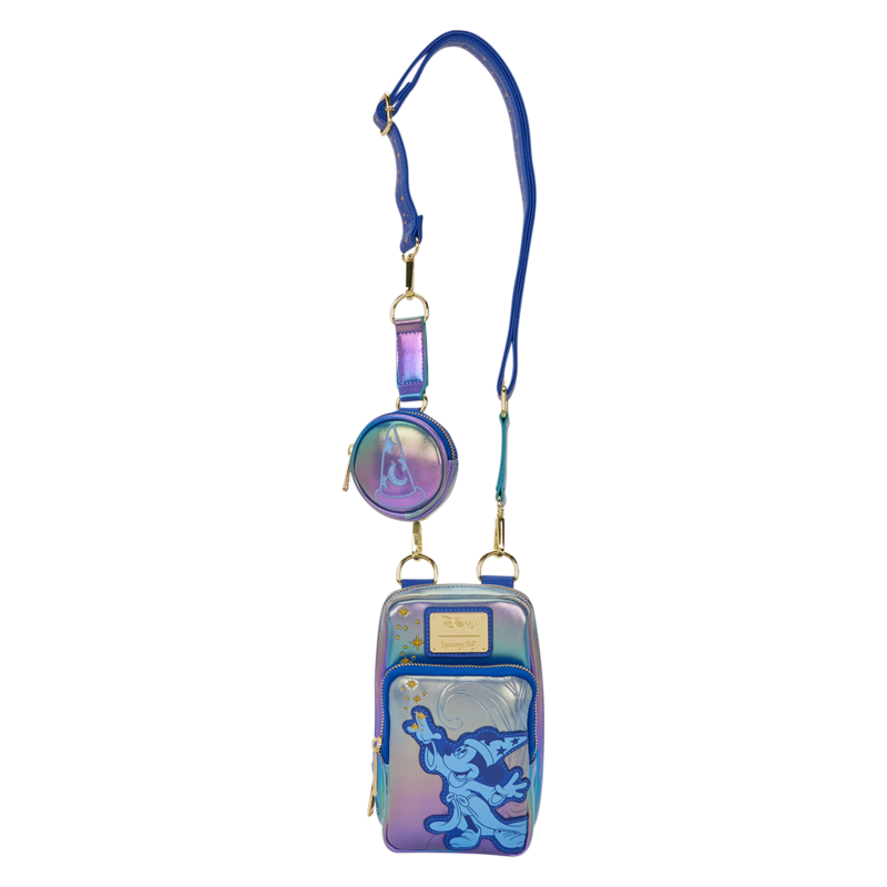 Thumbnail - Micky Maus Loungefly - Fantasia (Glow in the Dark) Handtasche multicolor