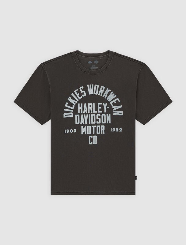Levně Dickies Tričko DICKIES X HARLEY DAVIDSON Tričko černá