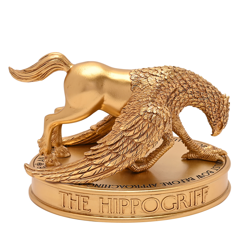 Harry Potter  Statue - Buckbeak - gold-coloured