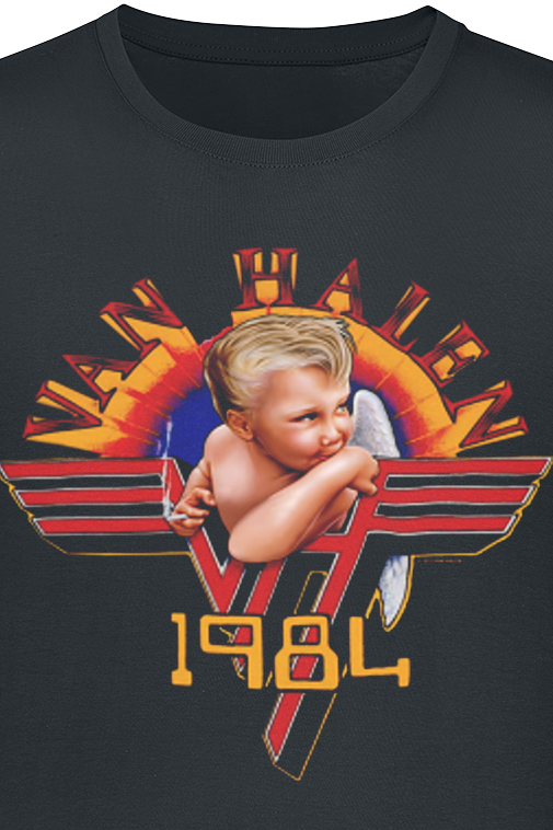 Van Halen T-Shirt - Cherup 1984 - XL - für Männer - Größe XL - schwarz  - Lizenziertes Merchandise!
