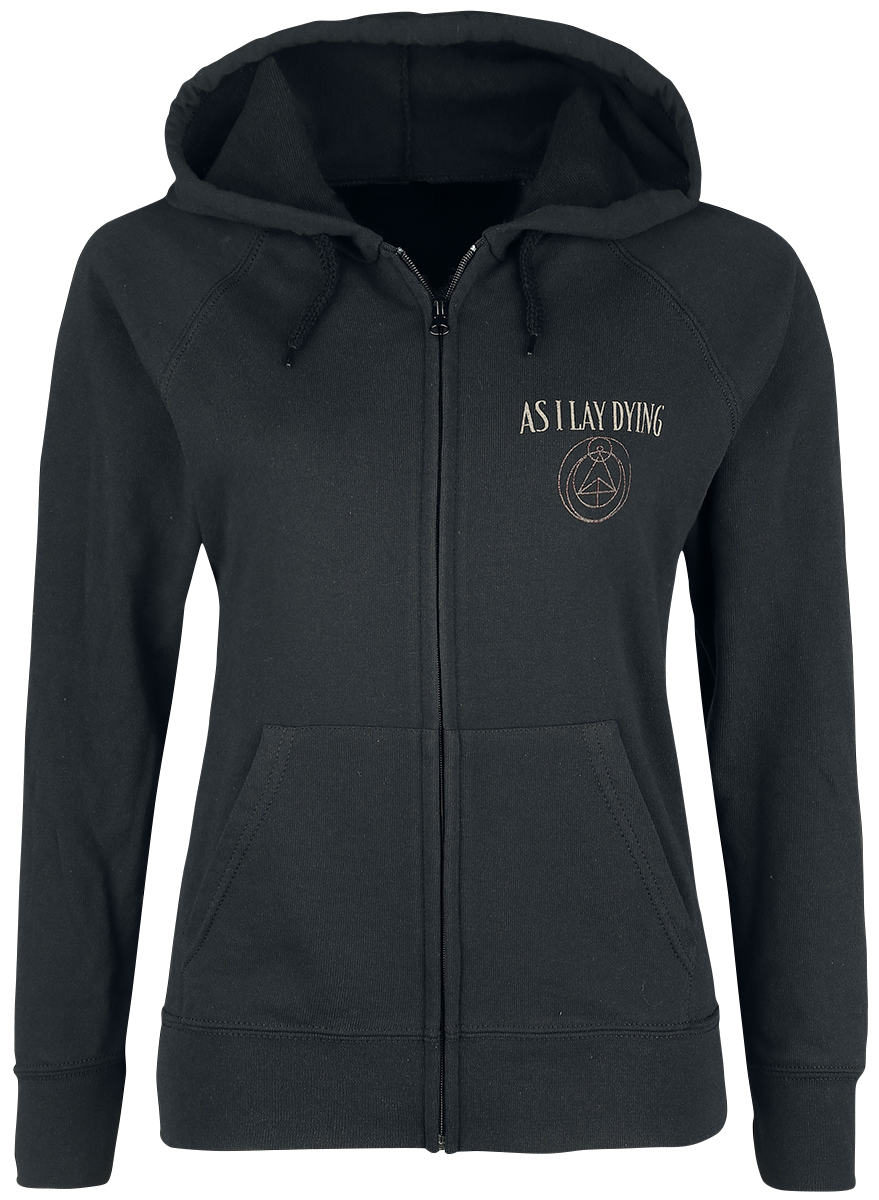 As I Lay Dying - Shaped By Fire - Girls hooded zip - black image