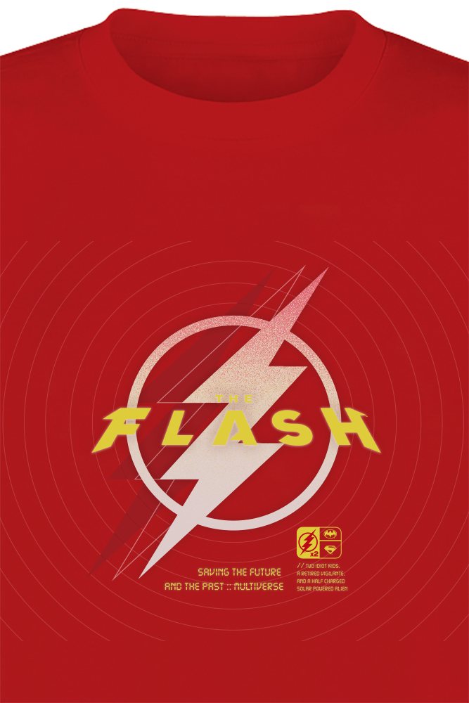 The Flash - DC Comics T-Shirt - Lightning Logo - S bis XXL - für Männer - Größe L - rot  - Lizenzierter Fanartikel