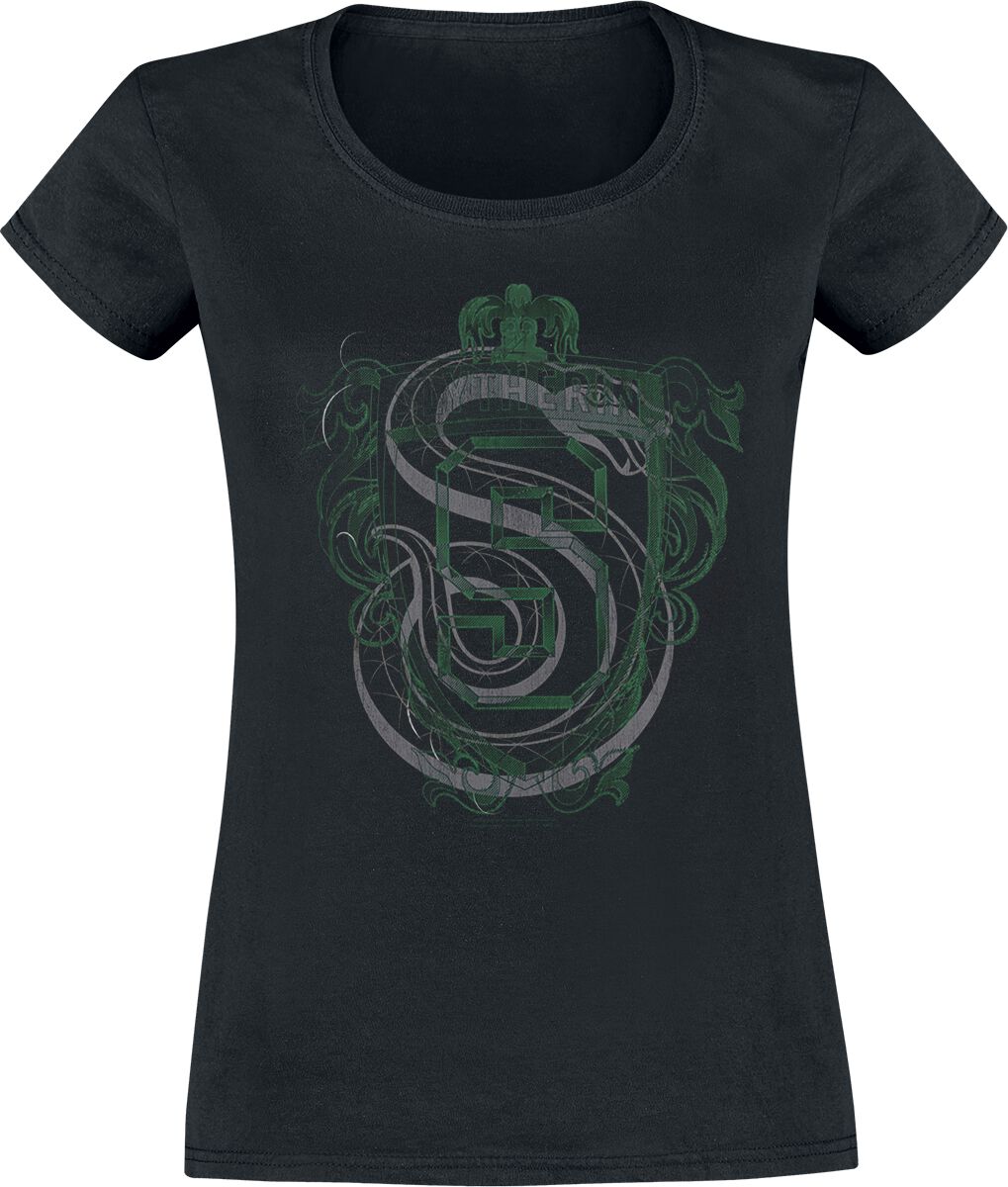 Harry Potter Slytherin - Snake Crest T-Shirt black