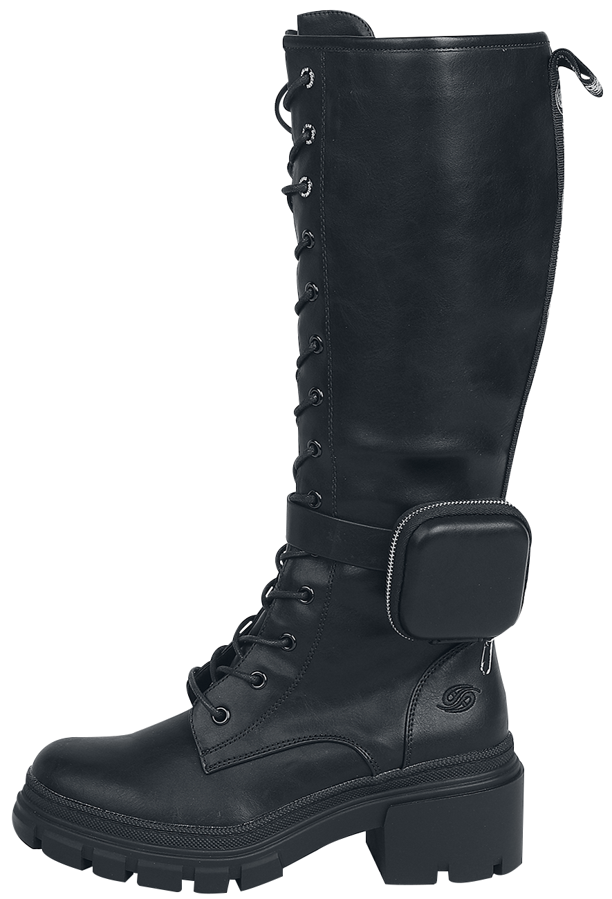 Dockers by Gerli Steifel mit Tasche Stiefel schwarz