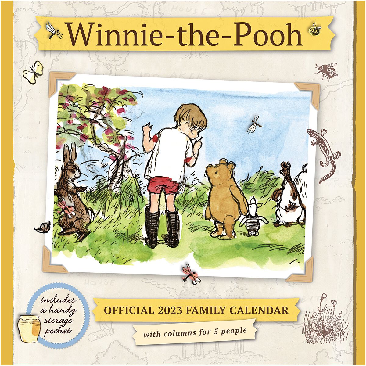 Winnie the Pooh 2023 family calendar Wall Calendar multicolour