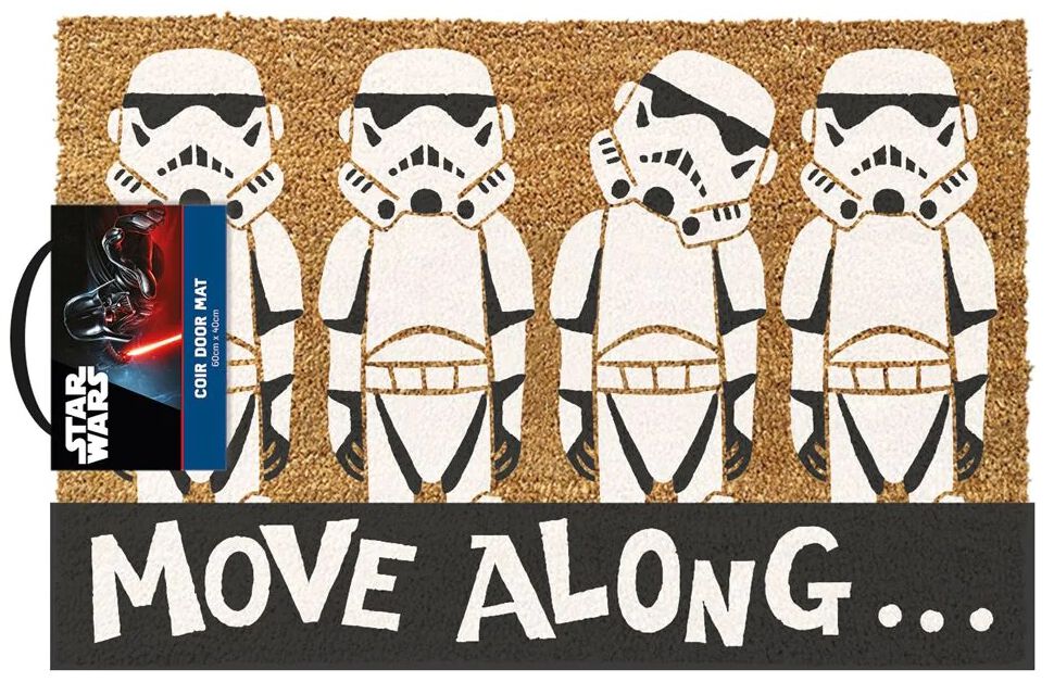 Star Wars Fußmatte - Storm Trooper - Move Along - multicolor  - Lizenzierter Fanartikel