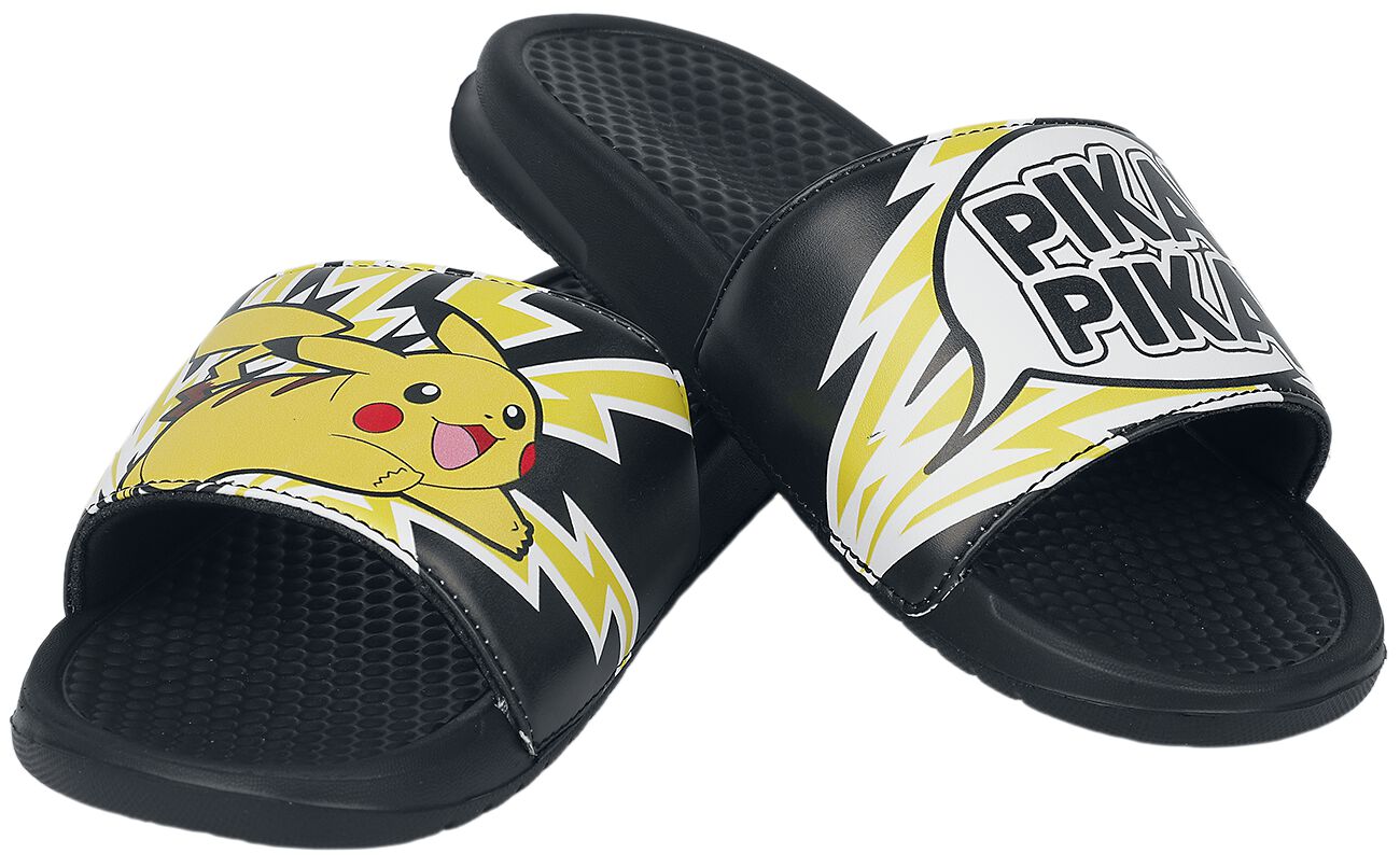 Levně Pokémon Pikachu - Pika, Pika! sandály černá