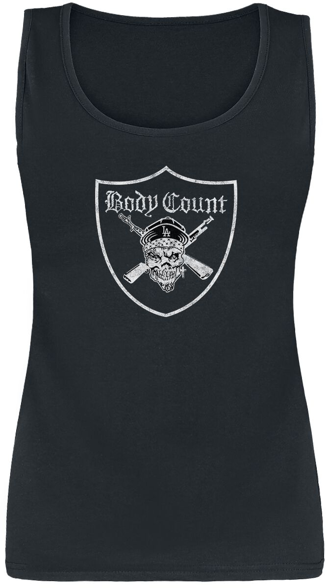 Body Count Gunner Pirate Shield Top schwarz in XL