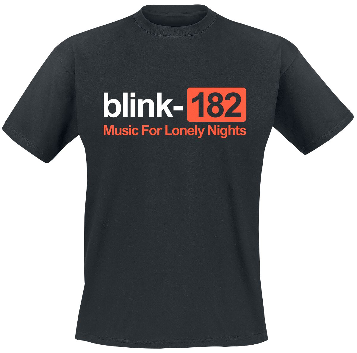 T-Shirt Manches courtes de Blink-182 - Lonely Nights - S à XXL - pour Homme - noir