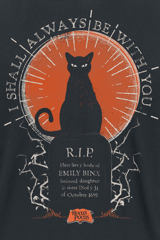 0199756867026 - Thackery Binx Shall Always Be With You T-Shirt schwarz in M 0199756867026 - Thackery Binx Shall Always Be With You T-Shirt schwarz in M