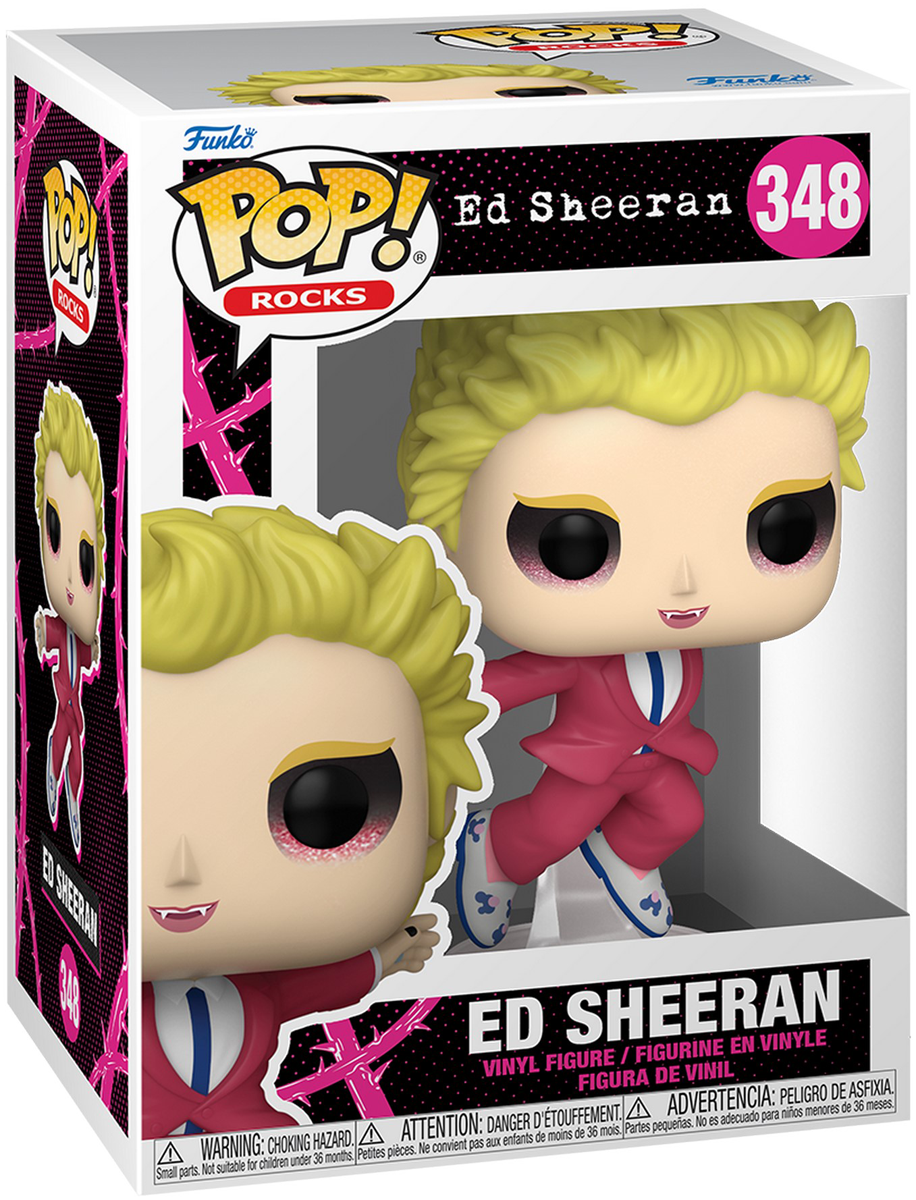 Ed Sheeran - Ed Sheeran Rocks! Vinyl Figur 348 - Funko Pop! Figur - multicolor