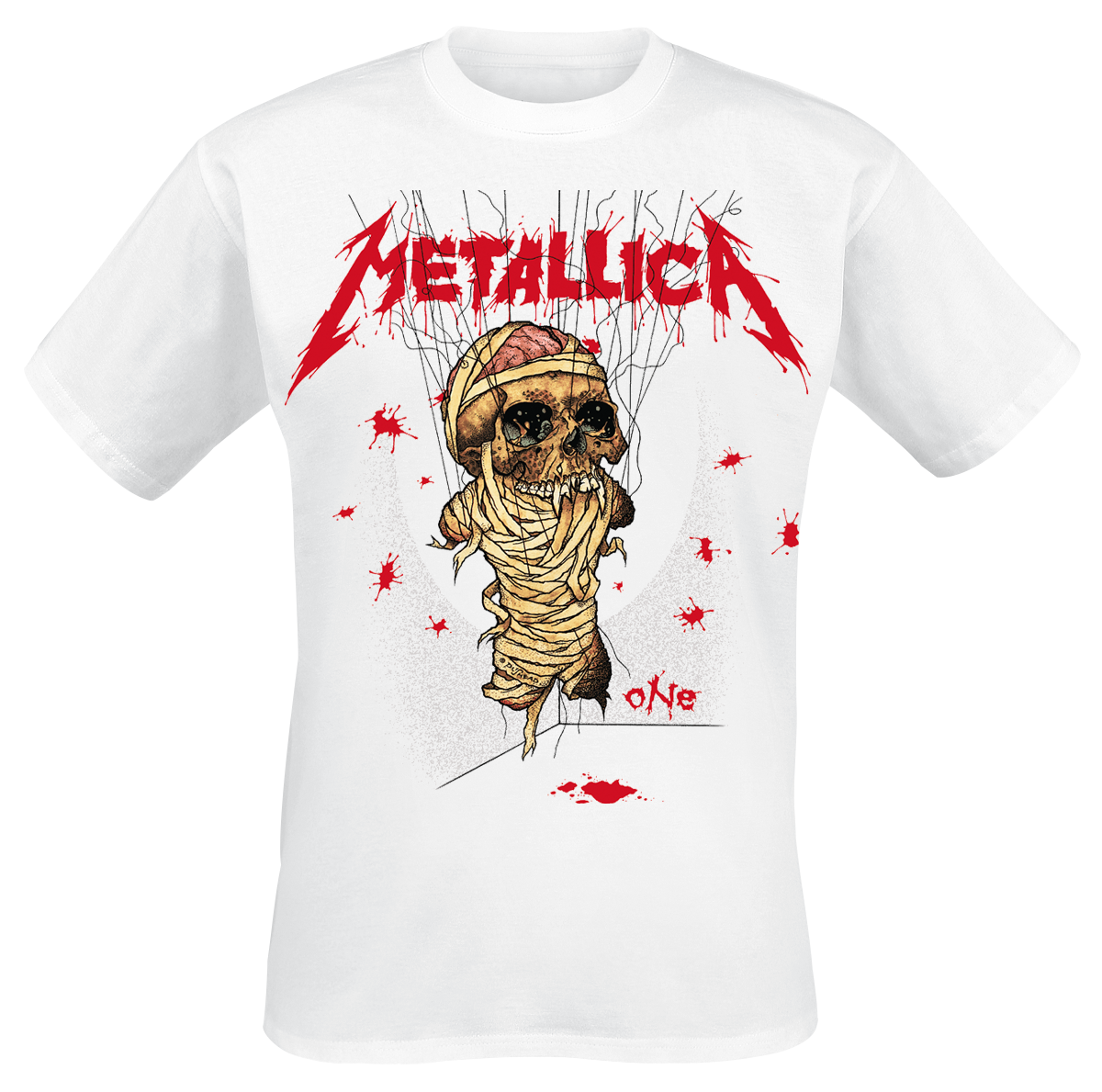 Metallica - One Landmine - T-Shirt - weiß