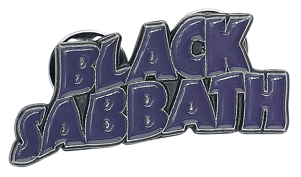 Black Sabbath - Purple Wavy Logo - Pin - lila