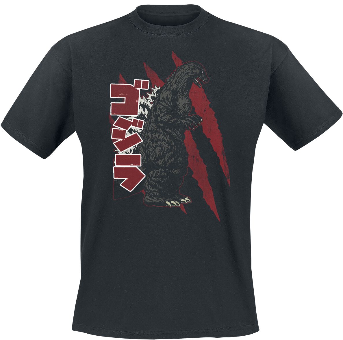 Godzilla Japanese Monster T-Shirt schwarz Godzilla Japanese Monster T-Shirt schwarz
