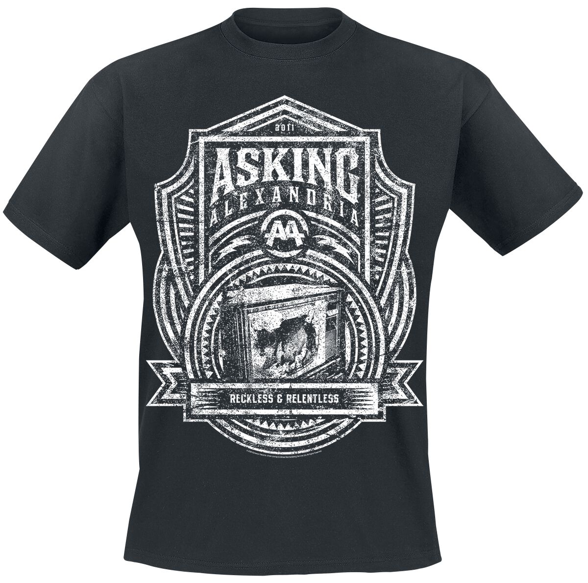 Asking Alexandria Reckless & relentless T-Shirt schwarz Asking Alexandria Reckless & relentless T-Shirt schwarz