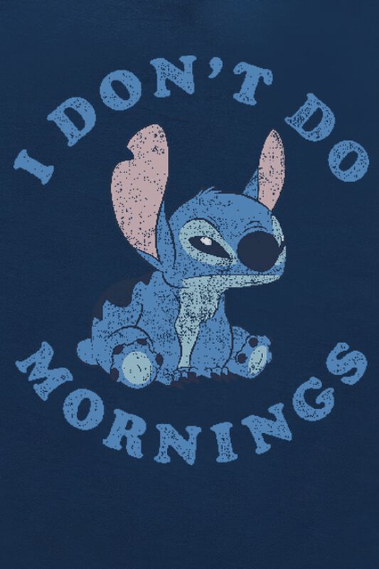 Kinder Mädchen Kids - Mornings | Lilo and Stitch T-Shirt