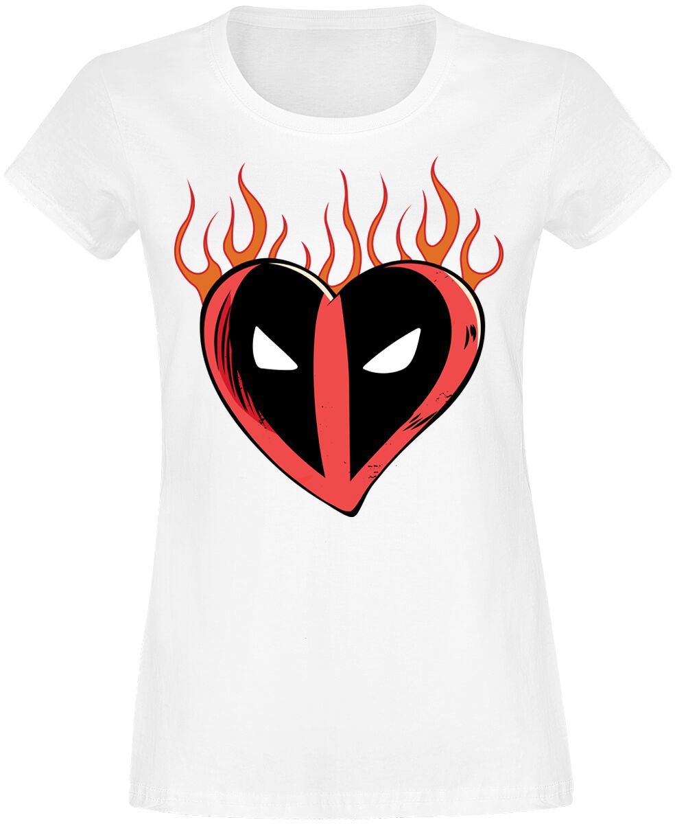 5052777857436 - Flaming Heart Logo T-Shirt weiß in XXL