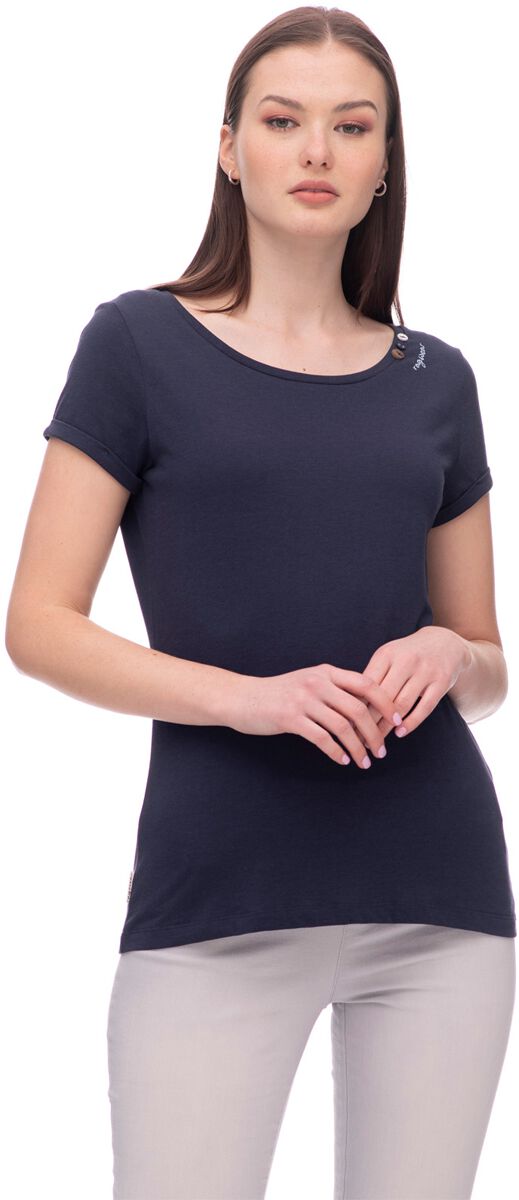 Ragwear T-Shirt - Fllorah A GOTS Core - XS bis XL - für Damen - Größe S - navy