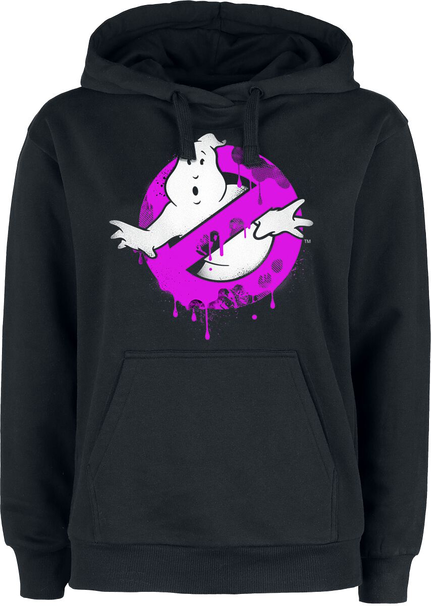 Ghostbusters Ghost Logo Hooded sweater black