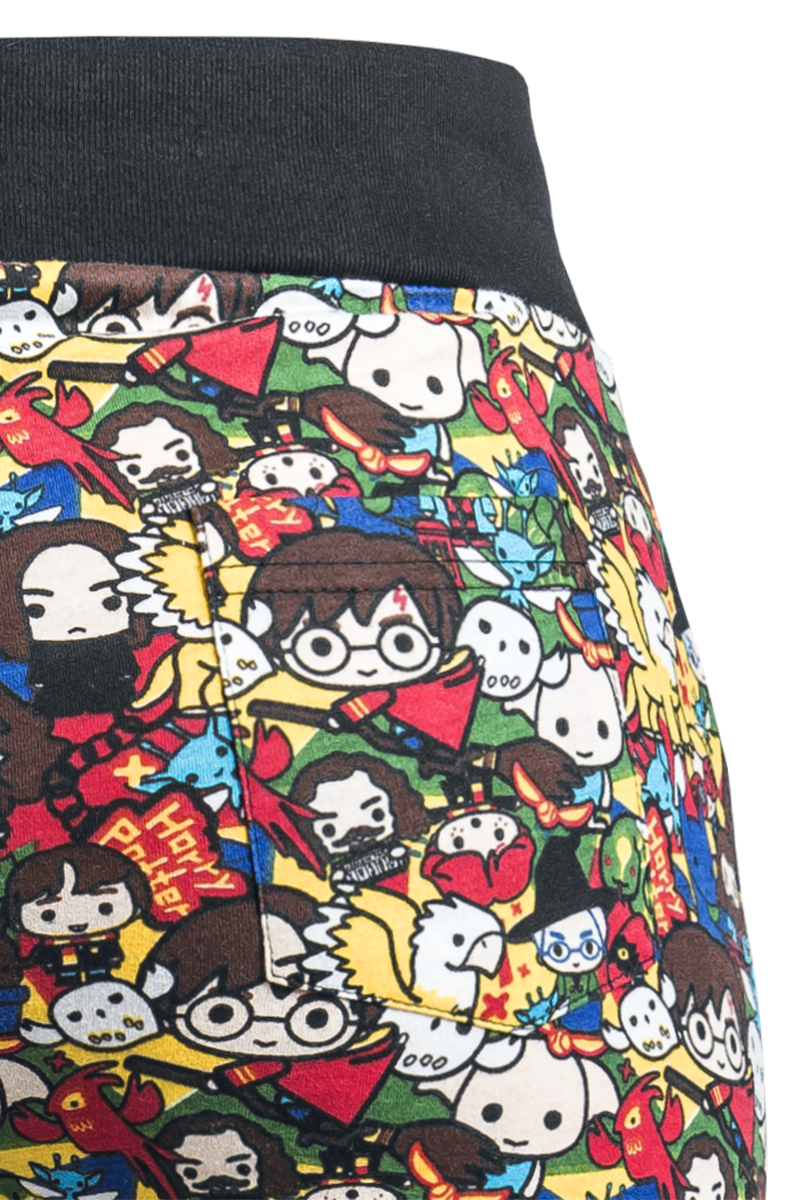 Harry Potter Chibi Allover Pyjama-Hose multicolor