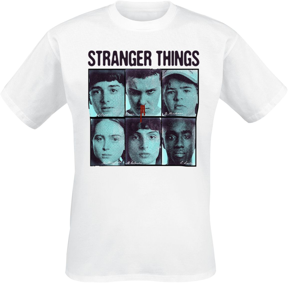 Stranger Things Friends Don't Lie T-Shirt white