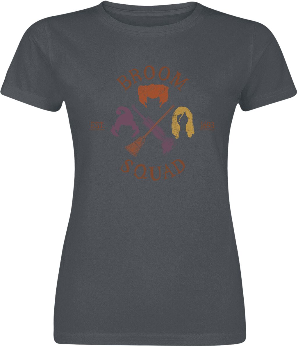 Hocus Pocus - Broom Squad - T-Shirt - Donna - grigio