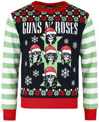 Holiday Sweater 2022, Guns N' Roses, Weihnachtspullover