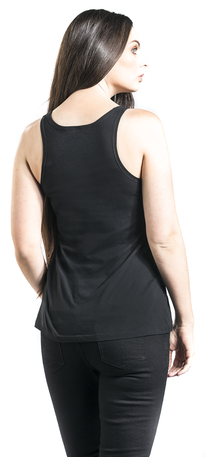 Black Blood by Gothicana Naked Cat Top schwarz