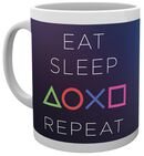 Eat Sleep Repeat, Playstation, Tasse