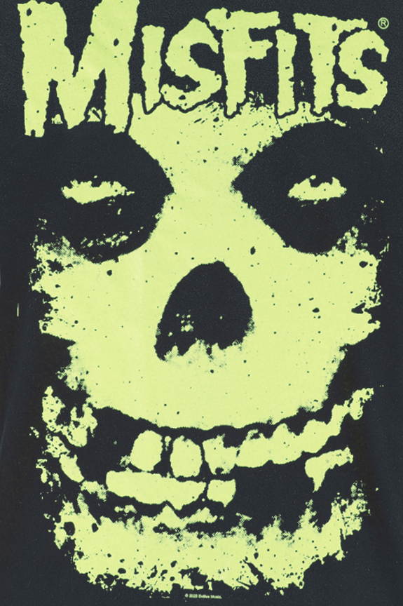 4068143361385 - Splat Art - Glow In The Dark T-Shirt schwarz in S