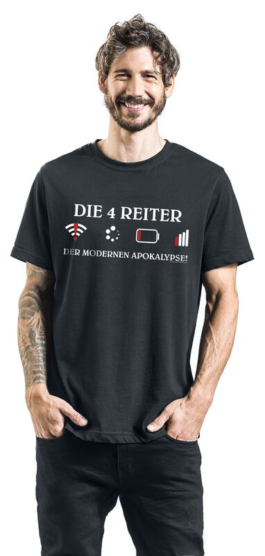 Wohnen & Freizeit Funartikel Moderne Apokalypse | Sprüche T-Shirt
