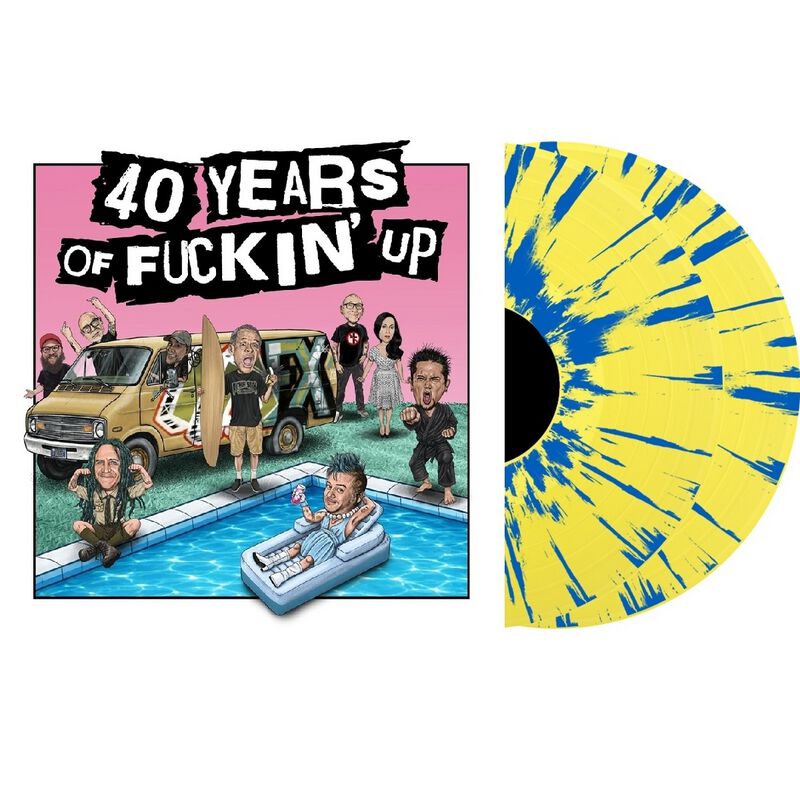 40 Years of Fuckin' Up - Soundtrack von NOFX - 2-LP (Coloured, Limited Edition, Standard)