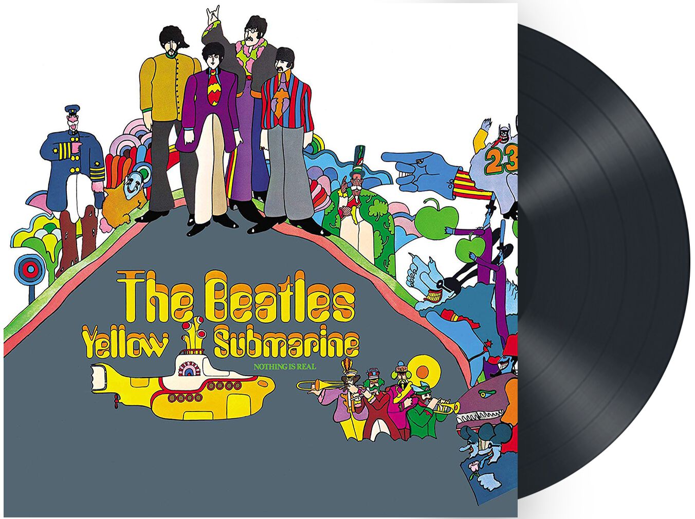 Yellow submarine LP schwarz von The Beatles