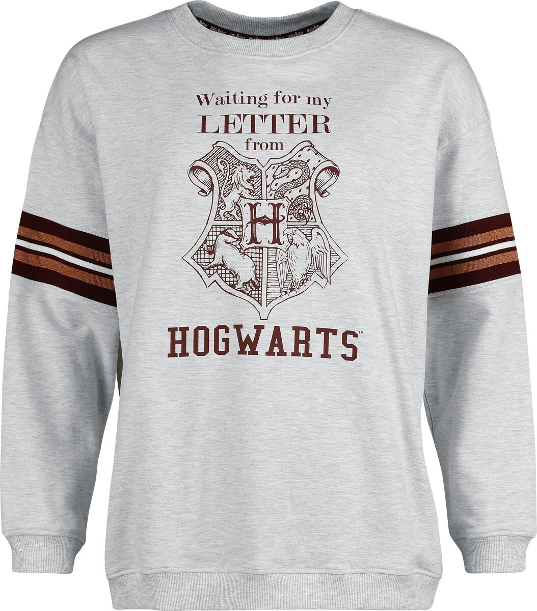 Harry Potter Sweatshirt - Waiting For My Letter From Hogwarts - S XXL - för Dam - grå