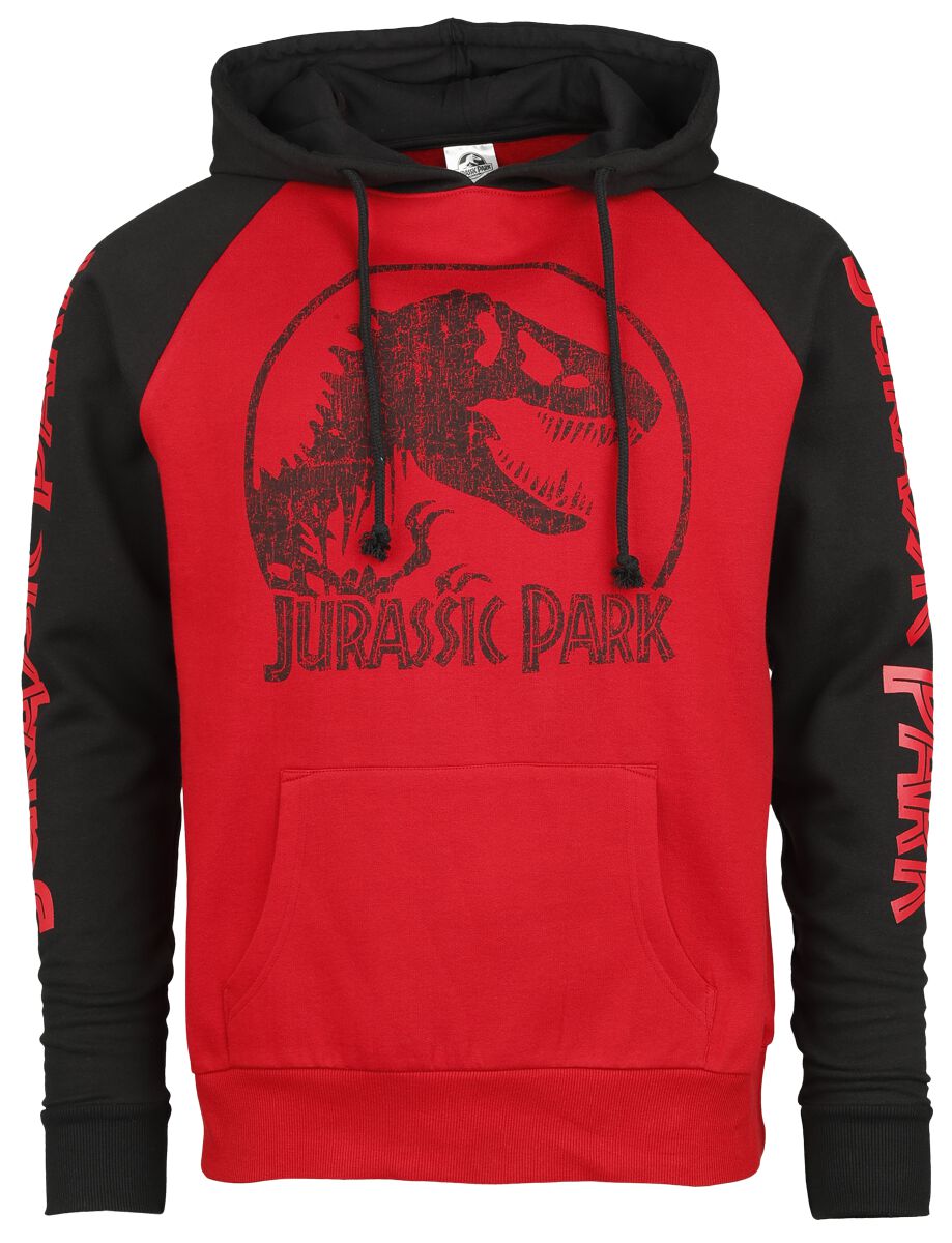 Jurassic Park - Marvel Kapuzenpullover - Jurassic Park Logo - S bis XXL - für Männer - Größe XXL - multicolor  - Lizenzierter Fanartikel