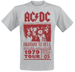 Highway To Hell - Red Photo - 1979 Tour, AC/DC, T-Shirt