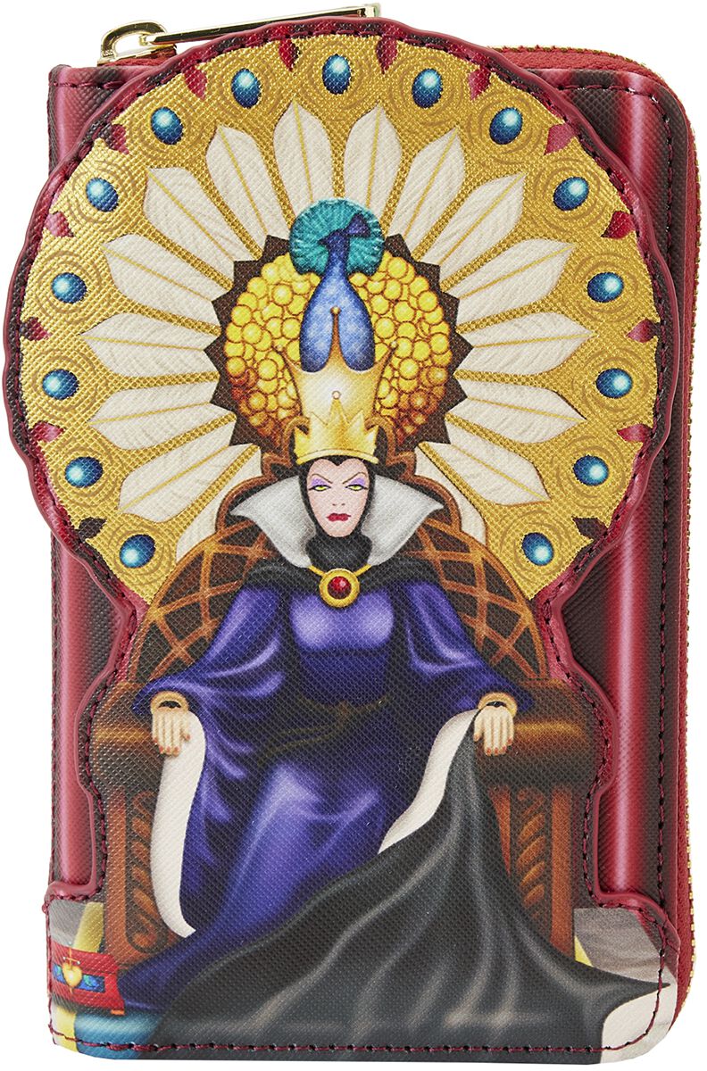 Portefeuille Disney de Blanche-Neige Et les Sept Nains - Loungefly - Evil Queen on Throne - pour Fem